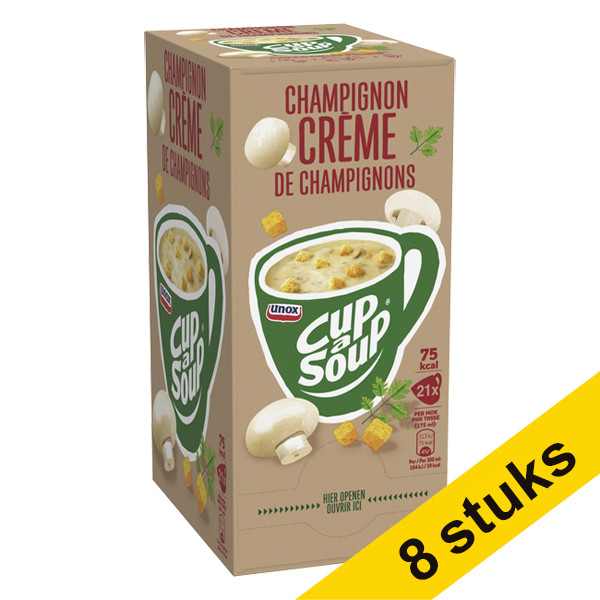 Aanbieding: 8x Cup-a-Soup Champignon Crème 175 ml (21 stuks) 404334 - 1