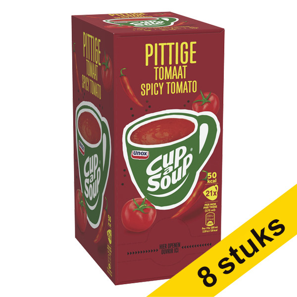 Aanbieding: 8x Cup-a-Soup Pittige Tomaat 175 ml (21 stuks) 404355 - 1