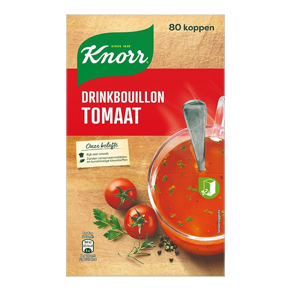 Knorr Tomaat drinkbouillon 175 ml (80 stuks) 422840 - 1