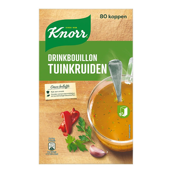Knorr Tuinkruiden drinkbouillon 175 ml (80 stuks) 422841 - 1