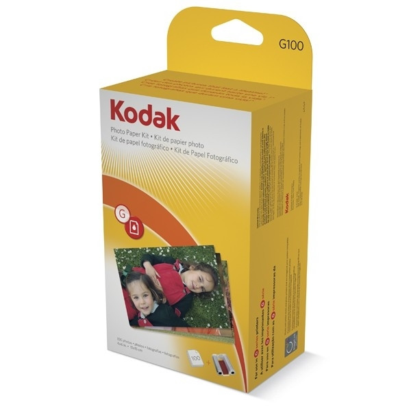 Kodak G-100 cartridge met 100 vel fotopapier (origineel) 1840339 035100 - 1
