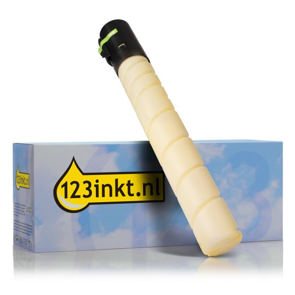 Konica Minolta TN-319Y (A11G250) toner geel (123inkt huismerk) A11G250C 072391 - 1