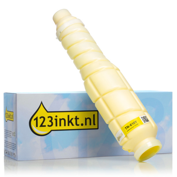 Konica Minolta TN-610Y toner geel (123inkt huismerk) A04P250C 072295 - 1