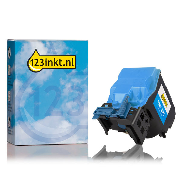 Konica Minolta TNP-27C (A0X5453) toner cyaan (123inkt huismerk) A0X5453C 072501 - 1