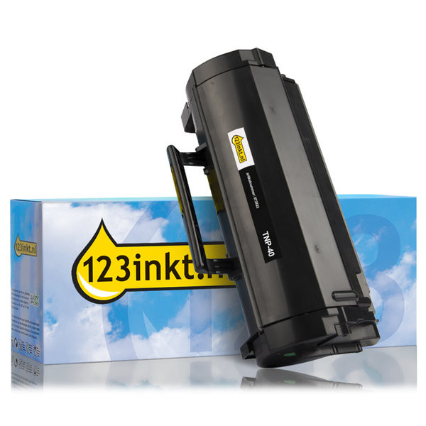 Konica Minolta TNP-40 (A6WN01H) toner zwart (123inkt huismerk) A6WN01HC 072823 - 1