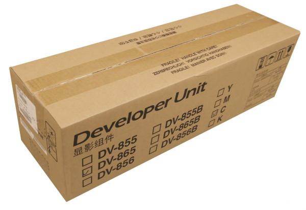 Kyocera DV-865C developer cyaan (origineel) 095202 - 1