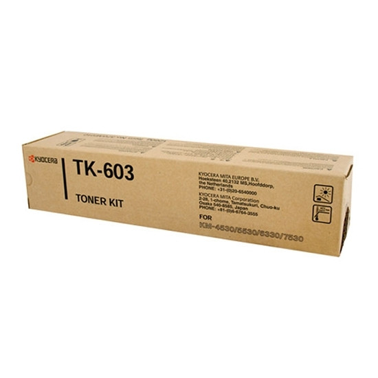 Kyocera Mita 370AE010 (TK-603) toner zwart (origineel) 370AE010 032983 - 1