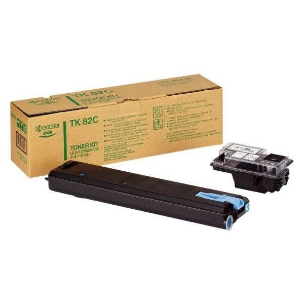 Kyocera Mita TK-82C toner cyaan (origineel) 370095KL 079210 - 1