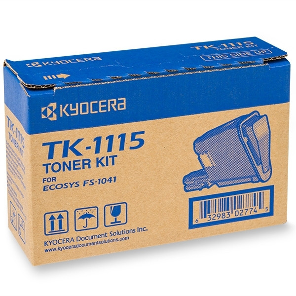 Kyocera TK-1115 toner zwart (origineel) 1T02M50NL0 079454 - 1