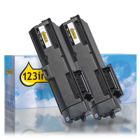 Kyocera TK-1150 toner zwart dubbelpak (123inkt huismerk) 094375
