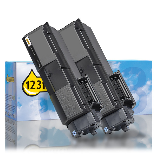 Kyocera TK-1170 toner zwart dubbelpak (123inkt huismerk) 094407 - 1