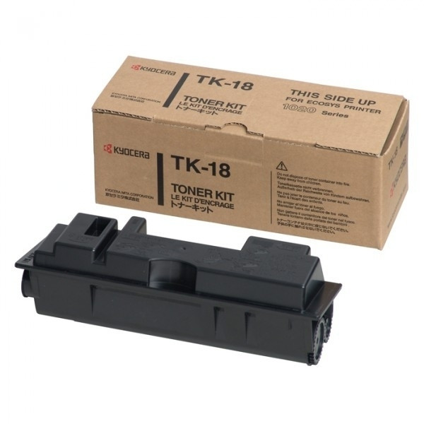 Kyocera TK-18 toner zwart (origineel) 1T02FM0EU0 370QB0KX 900916 - 1
