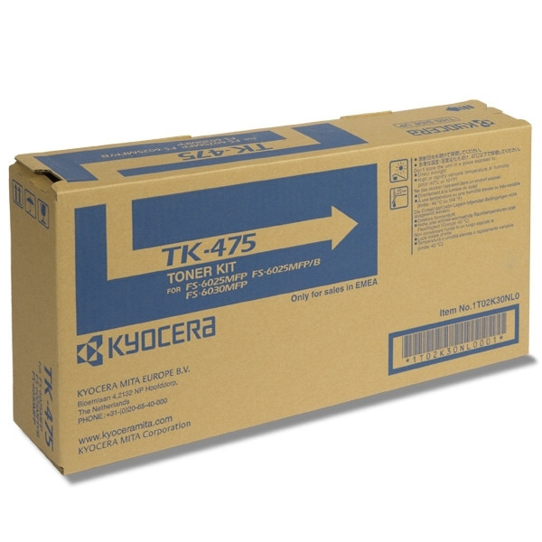 Kyocera TK-475 toner zwart (origineel) 1T02K30NL0 079336 - 1