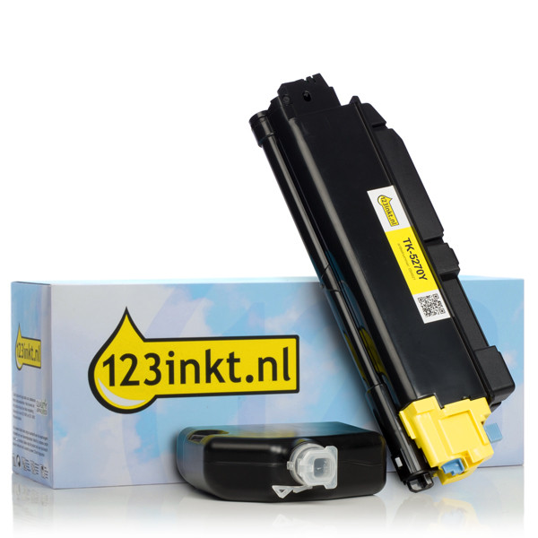 Kyocera TK-5270Y toner geel (123inkt huismerk) 1T02TVANL0C 094621 - 1