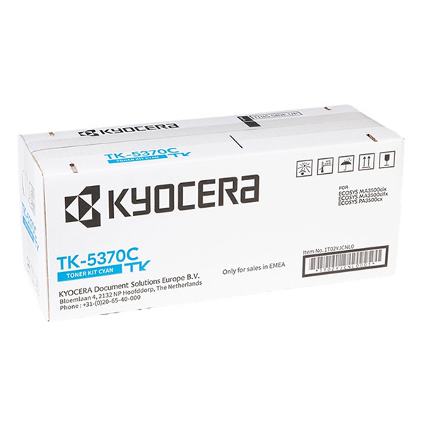 Kyocera TK-5370C toner cyaan (origineel) 1T02YJCNL0 095044 - 1