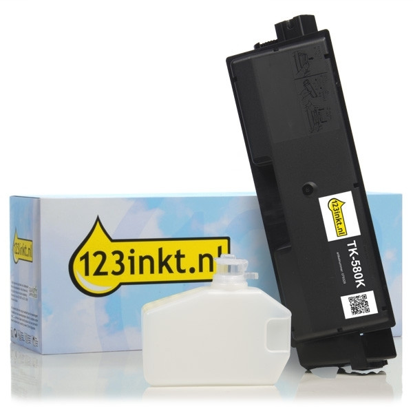 Kyocera TK-580K toner zwart (123inkt huismerk) 1T02KT0NL0C 079329 - 1