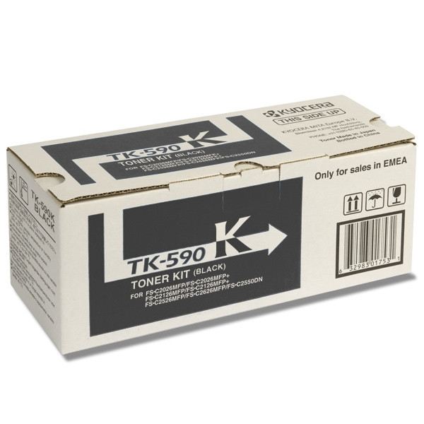 Kyocera TK-590K toner zwart (origineel) 1T02KV0NL0 079310 - 1
