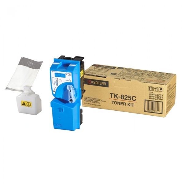 Kyocera TK-825C toner cyaan (origineel) 1T02FZCEU0 079035 - 1