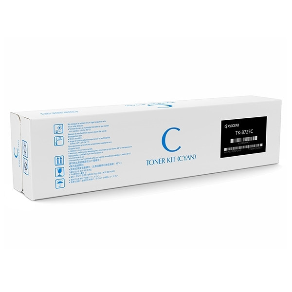 Kyocera TK-8725C toner cyaan (origineel) 1T02NHCNL0 094426 - 1