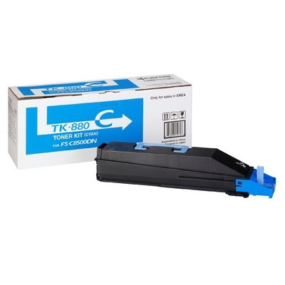 Kyocera TK-880C toner cyaan (origineel) 1T02KACNL0 079296 - 1