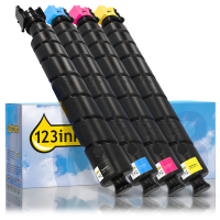 Kyocera aanbieding: TK-8595K / C / M / Y zwart + 3 kleuren (123inkt huismerk) 132333