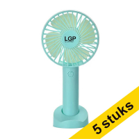Aanbieding: 5x LGP handventilator blauw 828240