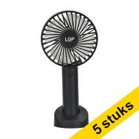 Aanbieding: 5x LGP handventilator zwart 828239