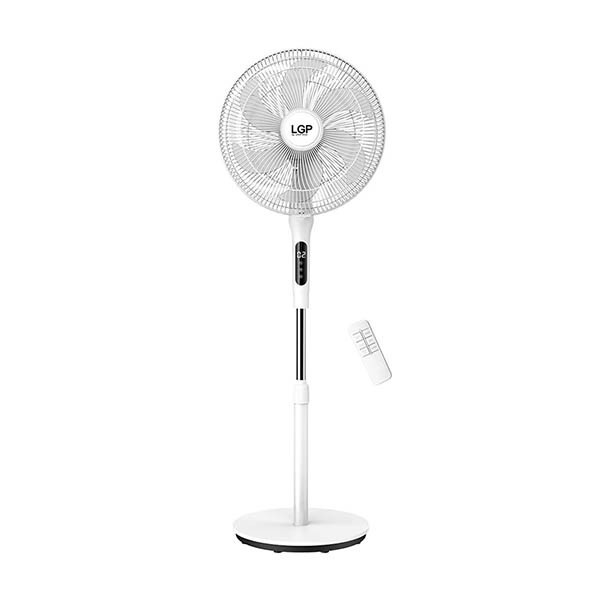 LGP ventilator staand zwart met afstandsbediening en timer 828233 - 1