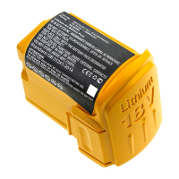 LG EAC62258401 / EAC62258403 / EAC62258405 accu (18 V, 2000 mAh, 123accu huismerk) ALG00452