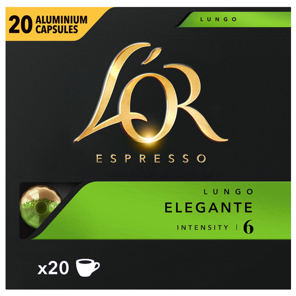 L'OR Espresso Lungo Elegante koffiecups (20 stuks) 82552 423021 - 1