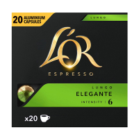 L'OR Espresso Lungo Elegante koffiecups (20 stuks) 82552 423021