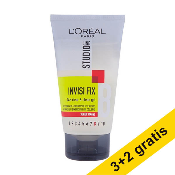 Aanbieding: 5x L'Oréal Studio Line Invisi Fix haargel (150 ml) SLO00252 - 1