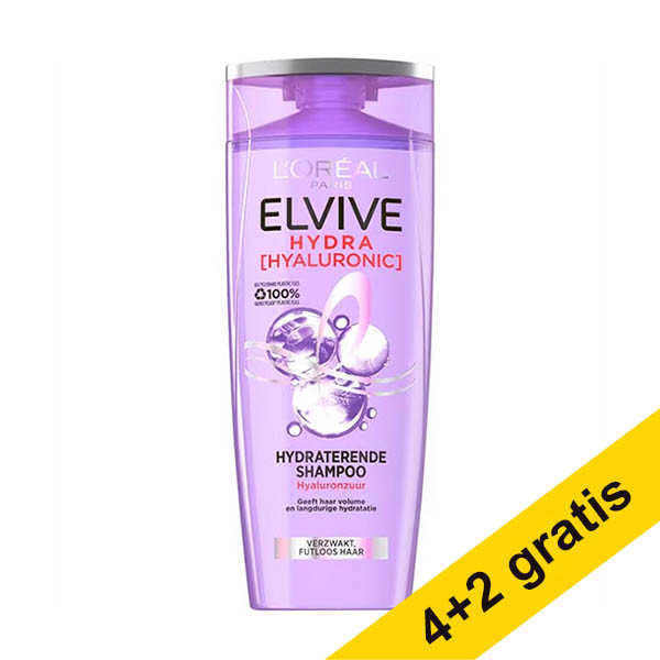 Aanbieding: 6x L'Oréal Paris Elvive Hydra Hyaluronic shampoo (250 ml) SLO00247 - 1