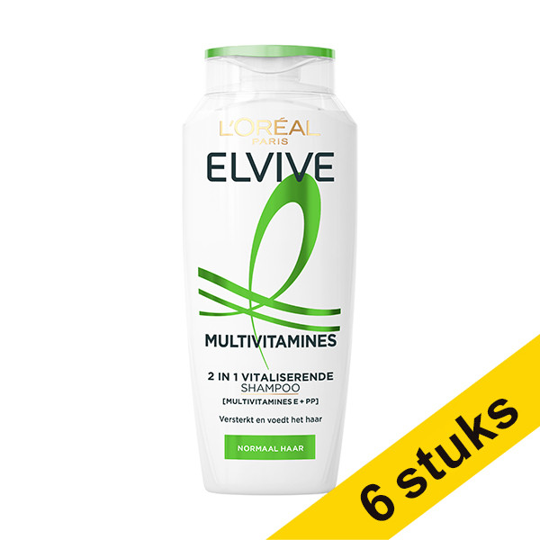 Aanbieding: 6x L'Oréal Paris Elvive Multivitamines shampoo (250 ml) SLO00240 - 1