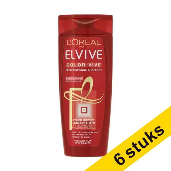 L'Oreal Aanbieding: 6x L'Oreal Elvive Color-Vive shampoo (250 ml)  SLO00171 - 1