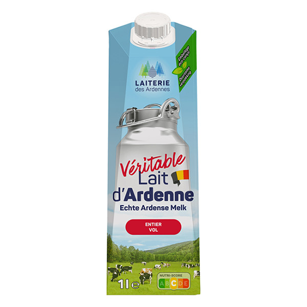 Lait D'Ardennes Echte Lait D'Ardenne UHT volle melk 1 liter (6 stuks) 47663 423866 - 1