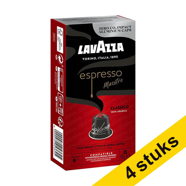 Aanbieding: 4x Lavazza Espresso Classico koffiecups (10 stuks) 207977 - 1