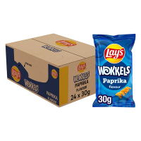 Lay's Paprika Wokkels chips 30 gram (24 stuks) 670725 423730