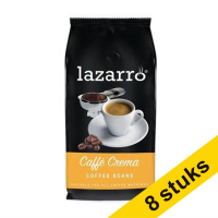 Aanbieding: 8x Lazarro Caffé Crema medium roast koffiebonen 1 kg