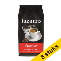 Aanbieding: 8x Lazarro Espresso medium roast koffiebonen 1 kg