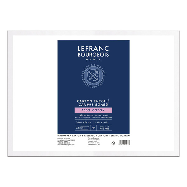 Lefranc Bourgeois Louvre canvas board 33 x 24 cm 806064 405137 - 1