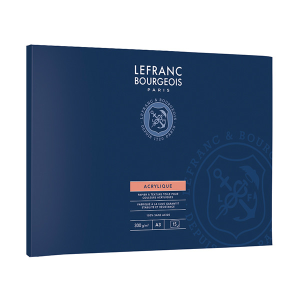 Lefranc Bourgeois acrylverfpapier A3 300 grams (15 vel) 300686 409993 - 1
