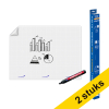 Aanbieding: 2x Legamaster Magic-Chart XL flipchart folie 90 x 120 cm (15 vel) 261997 - 1