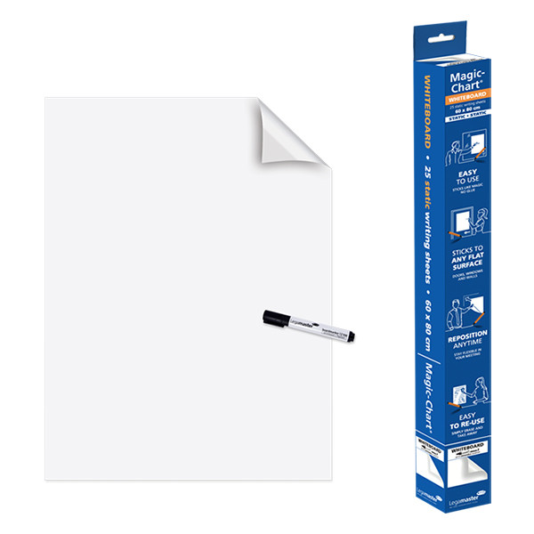 Legamaster Magic-Chart whiteboard folie 60 x 80 cm (25 vel)