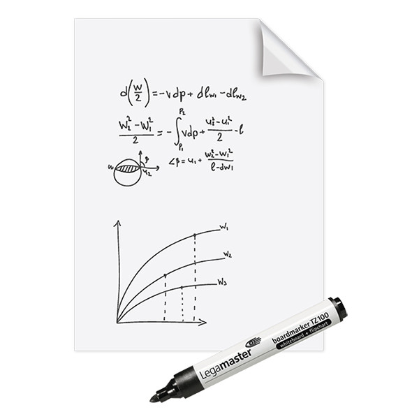 Legamaster Magic-Chart whiteboard folie 60 x 80 cm (25 vel) 7-159100 262001 - 4