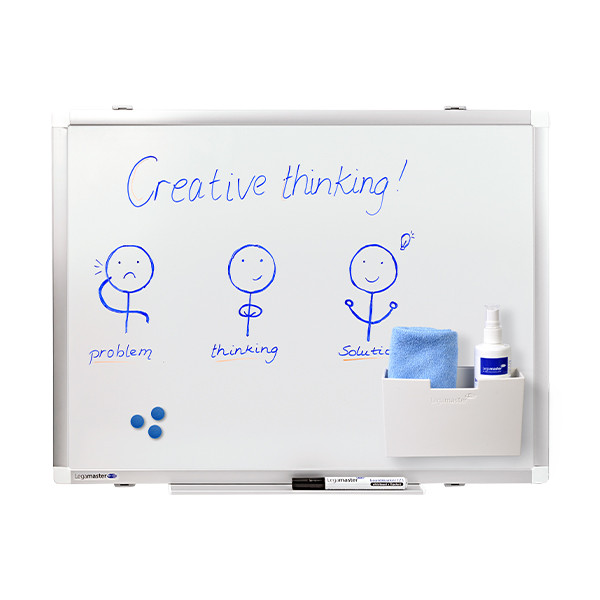 Legamaster Premium Plus whiteboard magnetisch geëmailleerd 60 x 45 cm 7-101035 262035 - 4