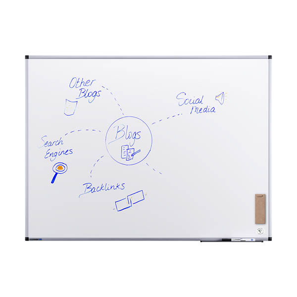 Legamaster Unite Plus whiteboard magnetisch geëmailleerd 120 x 90 cm 262050 - 3
