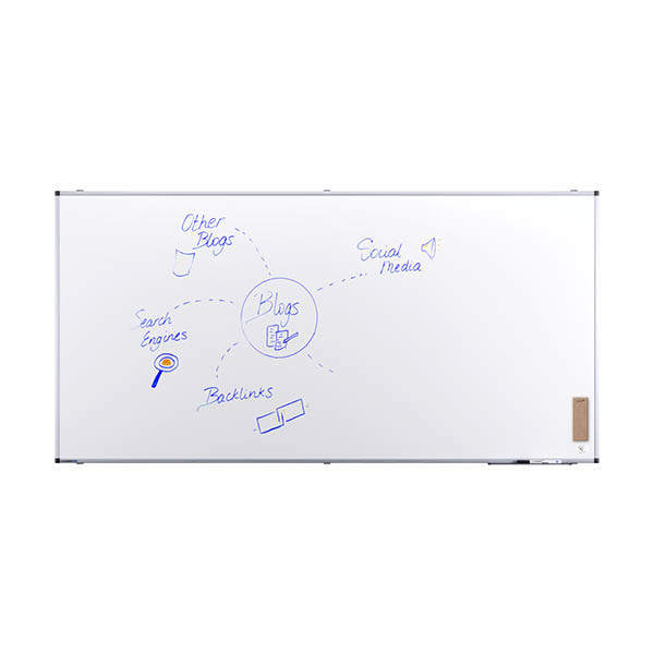 Legamaster Unite Plus whiteboard magnetisch geëmailleerd 200 x 100 cm 262055 - 3