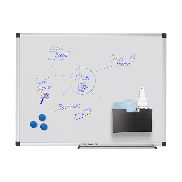 Legamaster Unite Plus whiteboard magnetisch geëmailleerd 90 x 60 cm 7-108243 262049 - 4