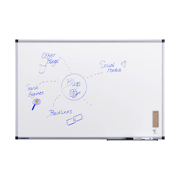 Legamaster Unite Plus whiteboard magnetisch geëmailleerd 90 x 60 cm 262049 - 3